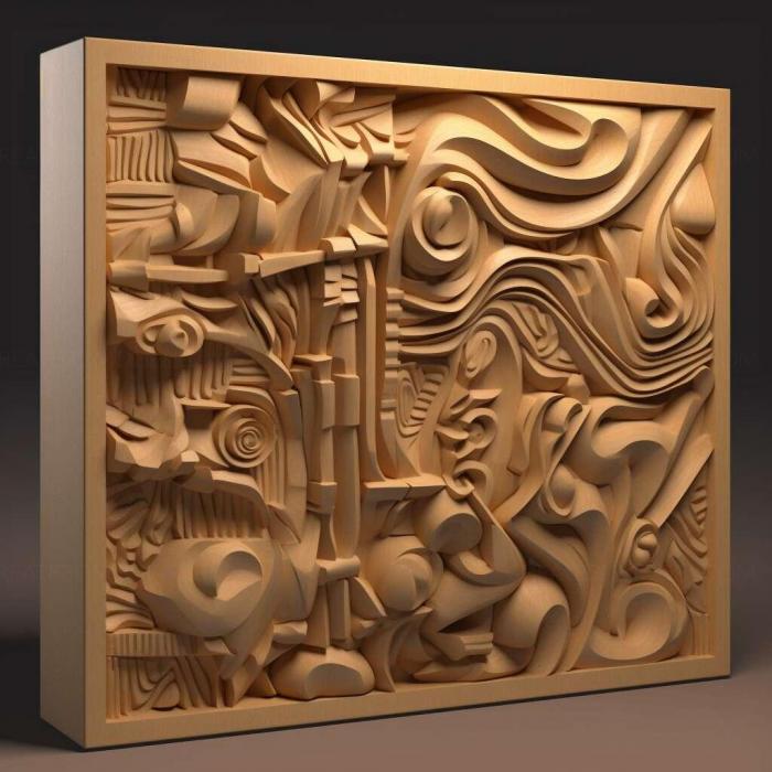 نموذج ثلاثي الأبعاد لآلة CNC 3D Art 